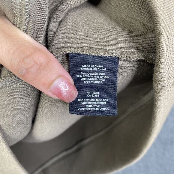 Helmut Lang Shirt Mens Medium Beige Oversized Short Sleeve Sweatshirt Pocket Tee - Picture 10 of 14